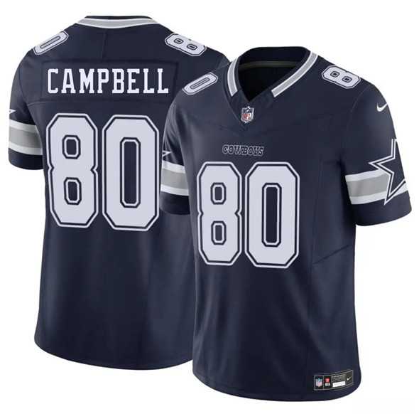 Men & Women & Youth Dallas Cowboys #80 Parris Campbell Navy 2025 F.U.S.E. Vapor Untouchable Limited Stitched Jersey